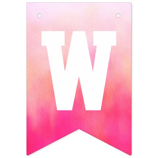 welkomstbanner vlaggetjes (Eerste vlag)