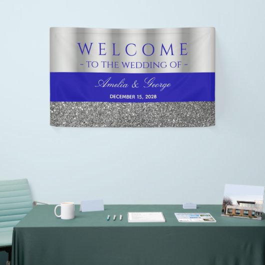 Welkomstbanner voor bruiloft spandoek (Beurs)