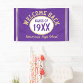 Welkomstbanner voor Reunion back Class Spandoek (Insitu)