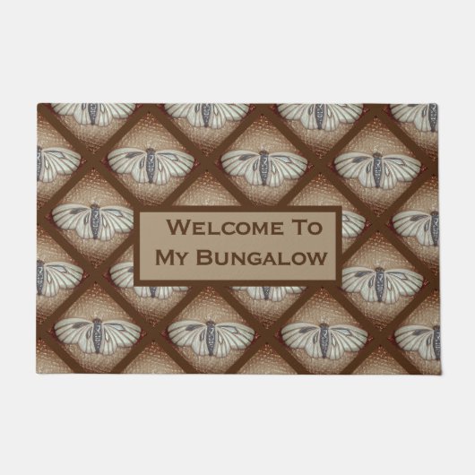 Welkomstbord met Moths Deurmat (Voorkant)