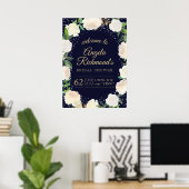 Welkomstbord van het Vrijgezellenfeest van de wint Poster (Thuiskantoor)