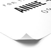 Welkomstbord voor Anguilla Map Wedding, Foto Afdruk (Hoek)