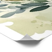 Welkomstbord voor bruiloft poster (Hoek)