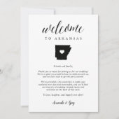 Welkomstbrief Arkansas Wedding & Itinerary (Voorkant)