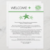 Welkomstbrief van Starfish Wedding voor Mexico (Voorkant / Achterkant)