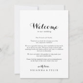 Welkomstbrief voor moderne kalligrafie (Voorkant)