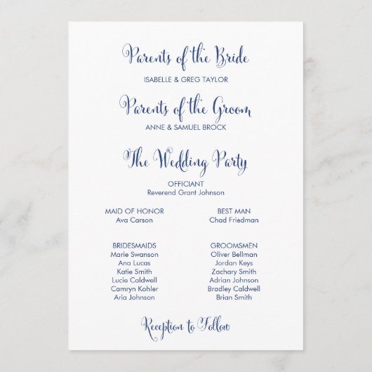 Welkomstbrief Zuid-Belle marine Programma (Achterkant)