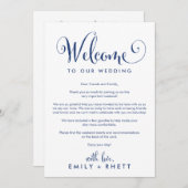 Welkomstbrief Zuid-Belle marine Programma (Voorkant / Achterkant)