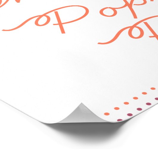 Welkomstdeurteken popsiche Party Poster (Hoek)