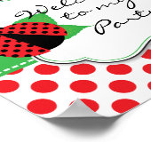 Welkomstdeurteken voor liebug poster (Hoek)