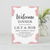 welkomstdiner kaart (Staand voorkant)