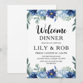 welkomstdiner kaart (Voorkant / Achterkant)