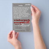 welkomstflyer flyer (Hand)