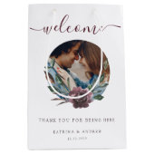 Welkomstfoto's van bruiloft medium cadeauzakje (Voorkant)