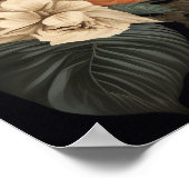 Welkomstgebarentaal Sjabloon, Floral, Poster (Hoek)