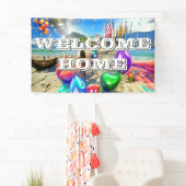 Welkomstgebruik Vinylbanner 3' x 5' Banner op thui (Insitu)