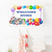 Welkomstgebruik Vinylbanner 3' x 5' Banner op thui (Insitu)