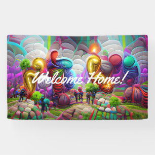 Welkomstgebruik Vinylbanner 3' x 5' Banner op thui