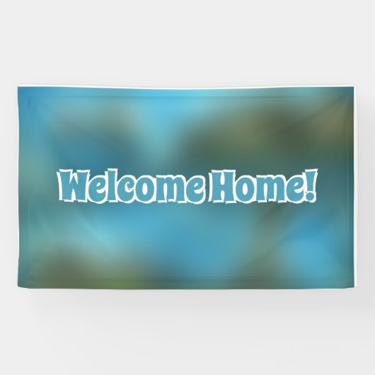Welkomstgebruik Vinylbanner 3' x 5' Banner op thui (Horizontaal)