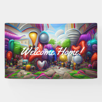 Welkomstgebruik Vinylbanner 3' x 5' Banner op thui