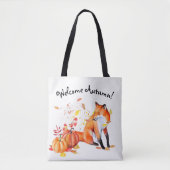 Welkomstherfst Fox Canvas tas (Voorkant)