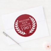 welkomstklasse van ronde sticker (Envelop)