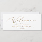 Welkomstkoptekst van de fijne Gold Hanging Seating (Achterkant)