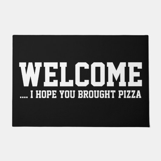 welkomstpizza deurmat (Voorkant)