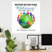 WelkomstPoster school Poster (Thuiskantoor)