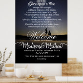 Welkomstscherm voor bruiloft poster (Keuken)