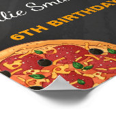 Welkomstsignalen van Pizza Party Poster (Hoek)