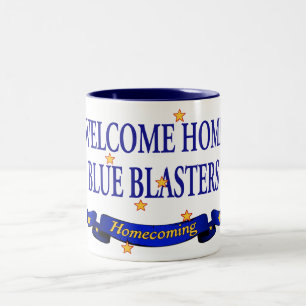 Welkomststartblauw-blasters Tweekleurige Koffiemok