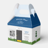 Welkomststartpagina Logo Blue Roof Gift Box Bedankdoosjes (Achterkant)