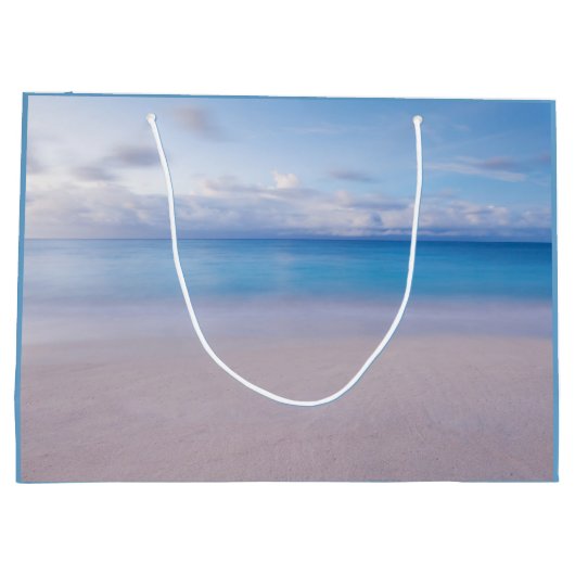 Welkomsttas voor beach Scene Paper Weddenschap Groot Cadeauzakje (Achterkant)