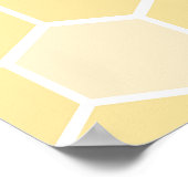 Welkomstteken bije Baby shower Poster (Hoek)