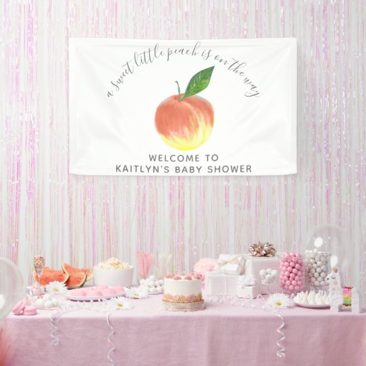 Welkomstteken kleine Baby shower Spandoek (Feest)