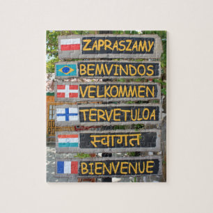 Welkomstteken Legpuzzel