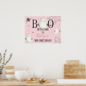 Welkomstteken van de feestdag van Halloween Poster (Keuken)