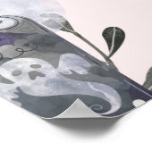 Welkomstteken van de feestdag van Halloween Poster (Hoek)