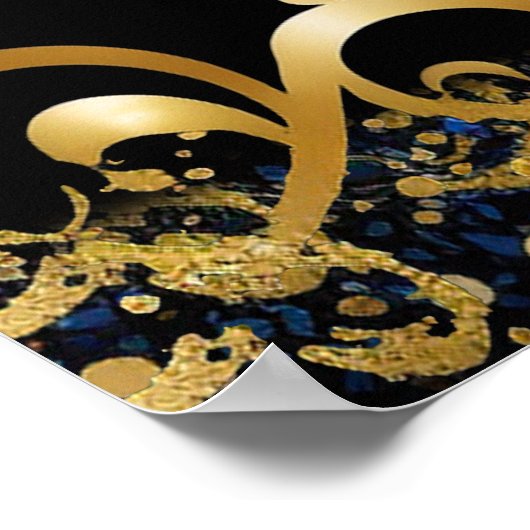 Welkomstteken van de partij Birthday Poster (Hoek)