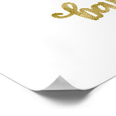 Welkomstteken van Little Boo Halloween Baby shower Poster (Hoek)