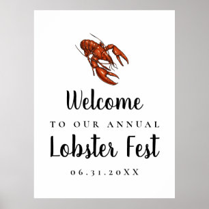 Welkomstteken voor obster Fest Poster