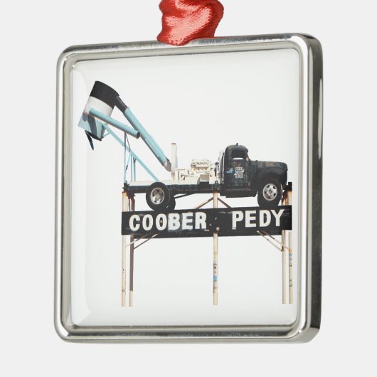 Welkomstteken voor Opal Mining Coober Pedy Metalen Ornament (Links)