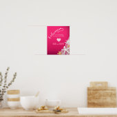 Welkomstteken voor Starfish Netting Wedding | fusc Poster (Keuken)