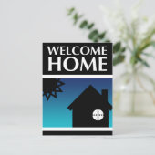 welkomstthuis (mod-vormen) briefkaart (Staand voorkant)