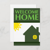 welkomstthuis (vormen) kaart (Voorkant / Achterkant)