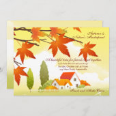 Welkomstwoord Herfst Kaart (Voorkant / Achterkant)