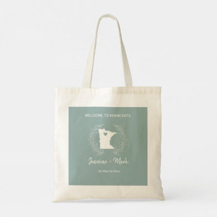 Welkomstwoord voor de bestemming Minnesota Tote Bag