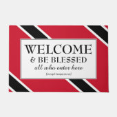 WELKOMVlag TRINIDAD Deurmat (Voorkant)