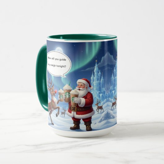 Well Rudolph? Christmas Mug AI Used Mok (Voorkant links)